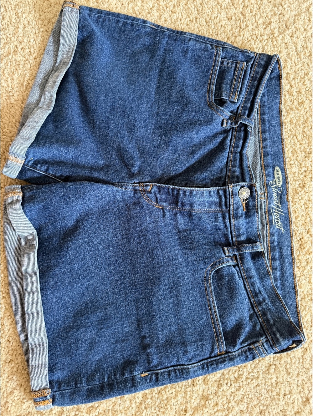 10 Old Navy the Sweetheart denim shorts, cuffed